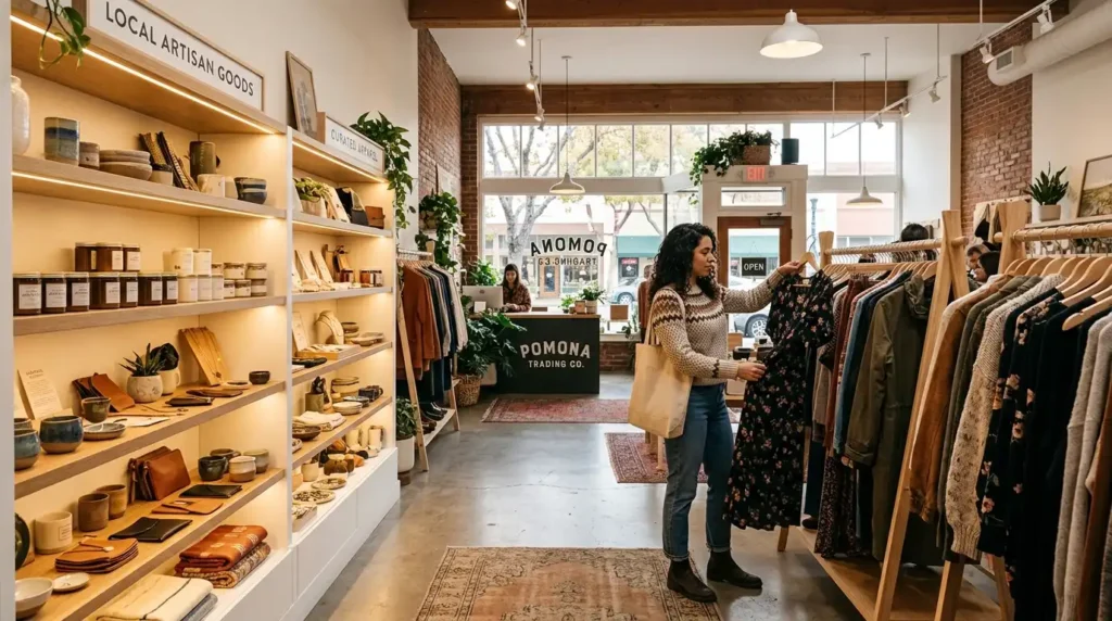 Shopper_browsing_boutique_clothing_store