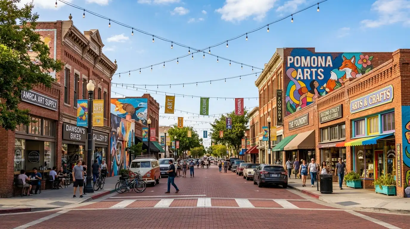 Street view of Second Street